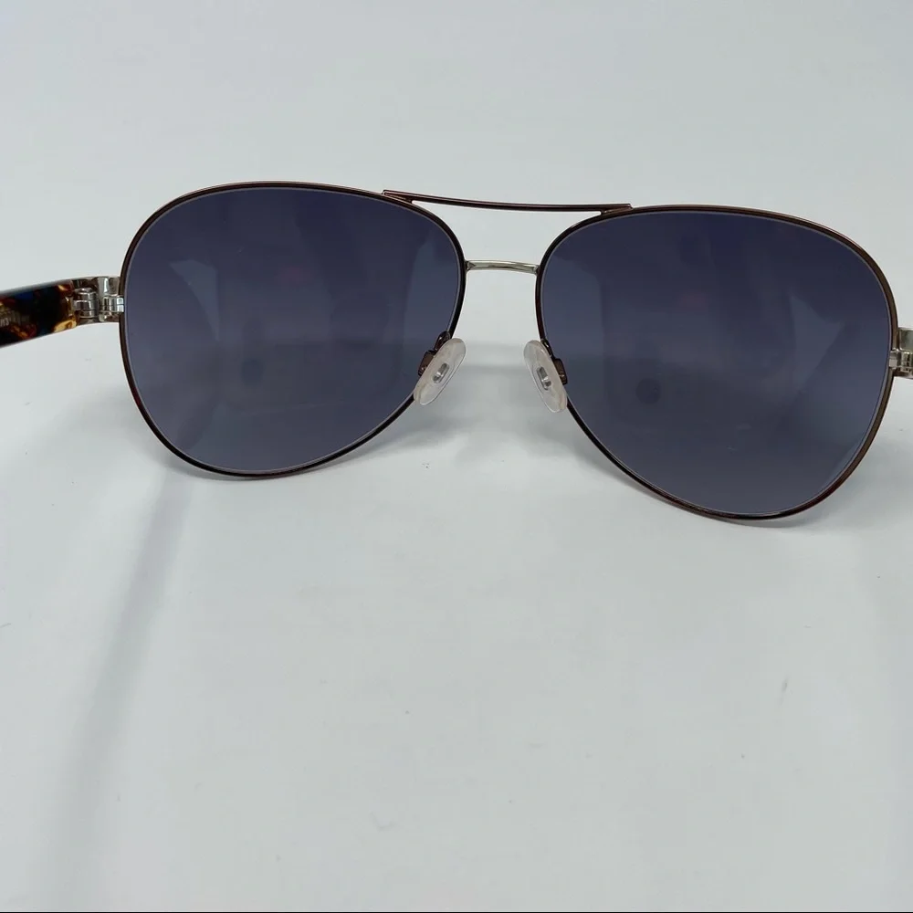 Anne Klein‎ Brown Blue Tortoise Sunglasses